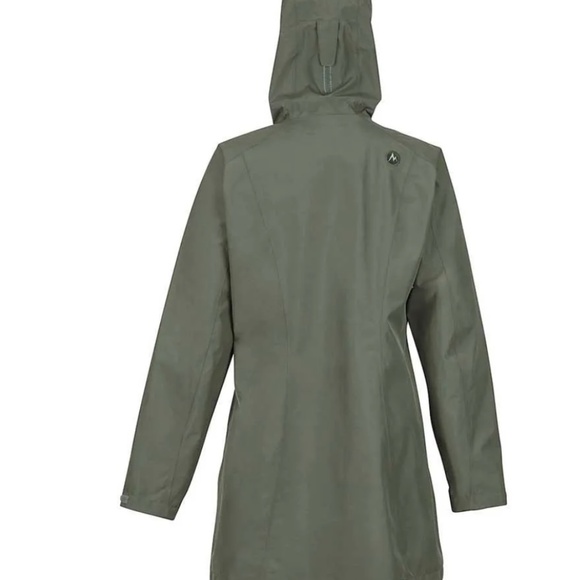 Marmot Green Rain Coat Jacket Essential Gore-Tex Women Size XL Waterproof $230 - Picture 2 of 16